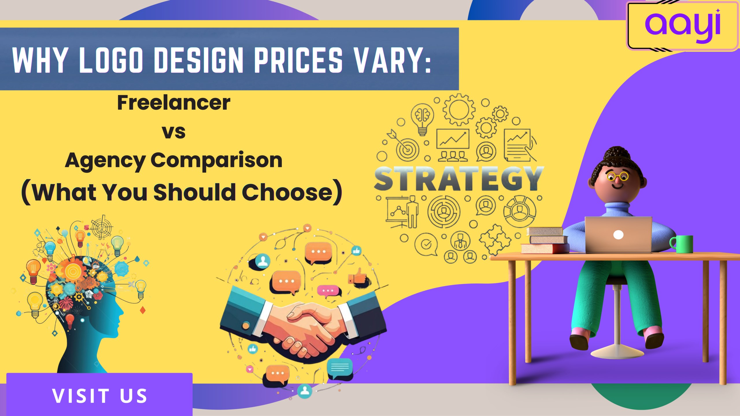 Why Logo Design Prices Vary: Freelancer vs Agency Comparison (What You Should Choose)